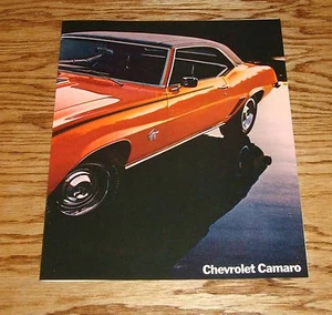 Original 1969 Chevrolet Camaro Facts Features Sales Brochure Folder 69 Chevy - Picture 1 of 2