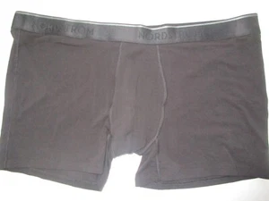 NORDSTROM Soft Stretch Supima Spandex Men Trunk Boxer Black XXL (42-44) $25 U22. - Picture 1 of 5