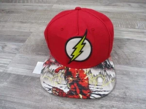 The Flash Adulto Talla Única Rojo Cómics Mezcla de Lana A Presión Trasero Bordado Perno - Imagen 1 de 9