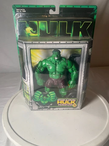 Hulk The Motion Picture Smash & Crush Hulk Marvel Action Figure ToyBiz  NIB 2003 Cover