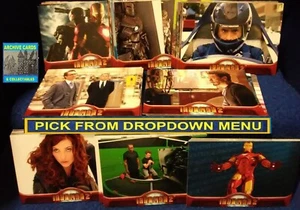 2010 Upper Deck Iron Man 2 BASE trading Cards U-Pick-1 - Picture 1 of 108