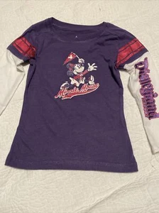 Disneyland Resort Minnie Mouse Long Sleeve Shirt Youth Size Xs Purple & Pink - Picture 1 of 6