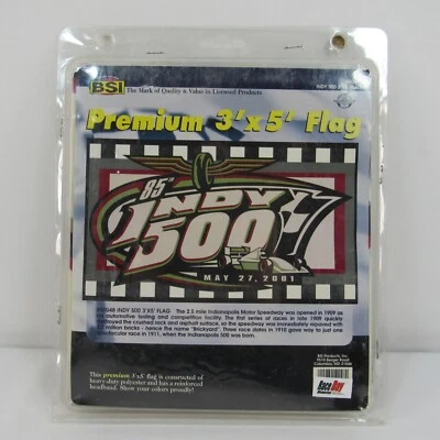 2001 Indianapolis 500 85TH Running Event Collector Flag Banner  - Image 1 of 4