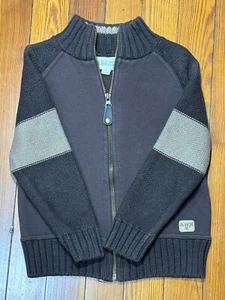 AMX 30 Brand Boy's Brown 1/2 Zip Sweater Top Size 5 Excellent Condition - Picture 1 of 2
