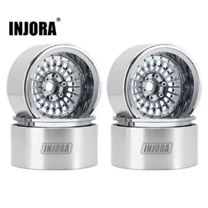 INJORA Turbine 2.2" Aluminum Beadlock Wheels Offset -10mm for 1/10 RC Crawler - Picture 1 of 7