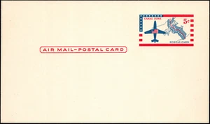 Canal Zone Scott # UXC1 UPSS # SA1 Mint - 5 Cents Airmail Postal Card VF Nice! - Picture 1 of 1