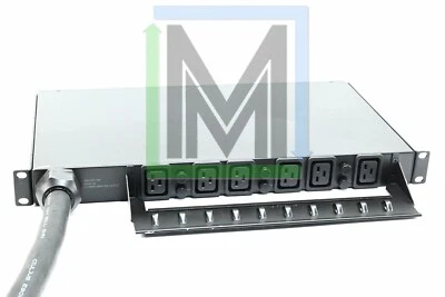 AP7516 APC Rackmount 200-240V 6 x C19 PDU w/ 7' Cable locking CS-8365L 2P3W Plug - Image 1 of 4