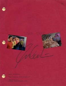 STAR TREK TV Series Script COLOR Pages, Trouble with Tribbles, William Shatner - Picture 1 of 11