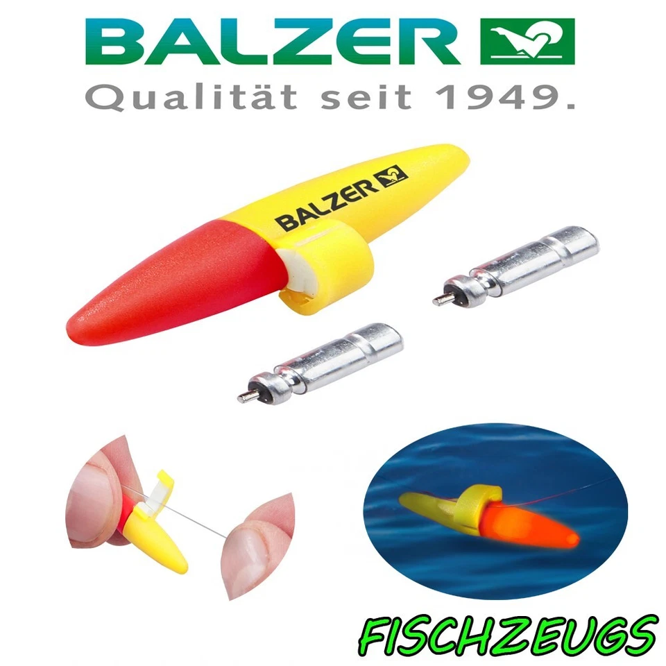 Balzer LED Pilotpose Pilotkugel Bissanzeiger Pose inkl. Batterien Nachtangeln