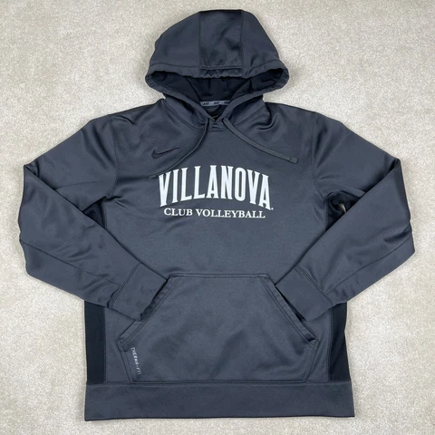 Villanova Wildcats Sweatshirt Mens Medium Gray Hoodie Club Volleyball Therma Fit Cover