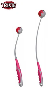 TRIXIE BALL CATAPULT DOG BALL THROWER WITH BALL OUTDOOR PLAY FETCH CHASE 2 SIZES - Picture 1 of 7