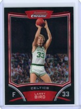 2008-09 Bowman Chrome Basketball X-Fractor #109 Larry Bird #006/299