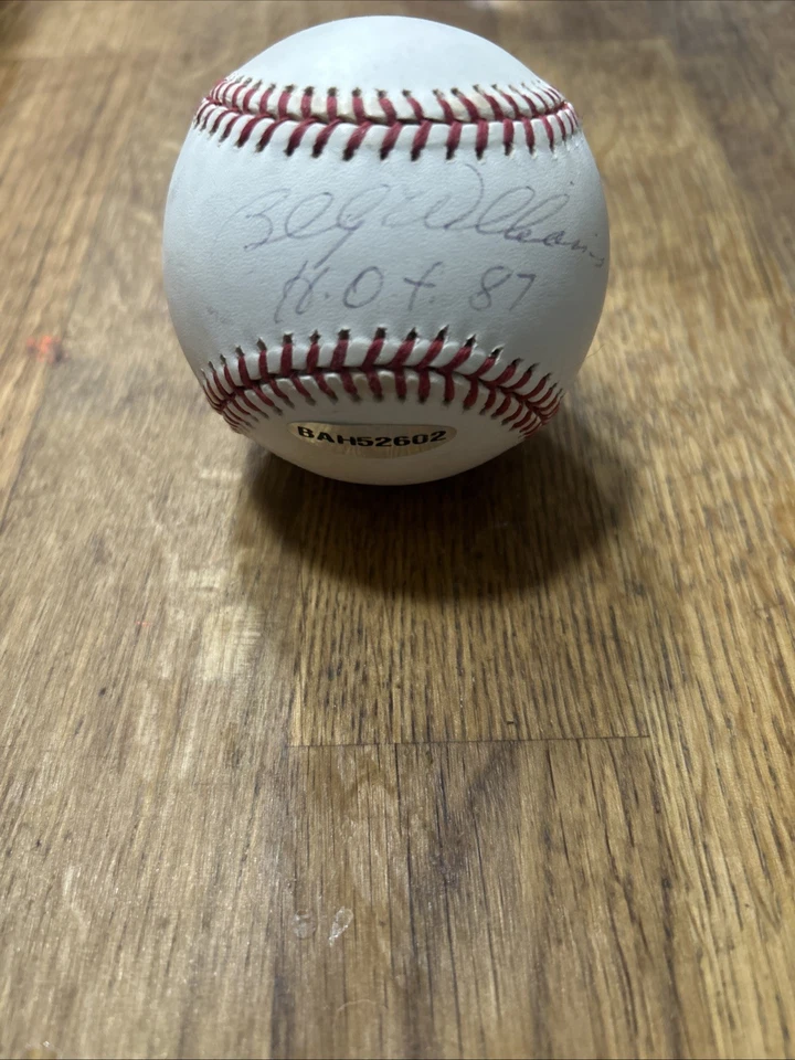 Auténtico Beckett de béisbol oficial firmado por Billy Williams HOF 87 de las Grandes Ligas Foto 1 de 1