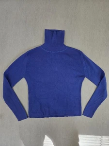 Ribbed Turtleneck Sweater Youth Sz S purple Long Sleeve Winter Warm Pullover Top - Picture 1 of 8