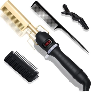Peine alisador de pelo de cerámica UNTIOR 3 en 1 para cabello y pelucas - tamaño de viaje - Imagen 1 de 21