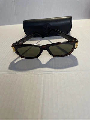 Gafas de sol Versus by Gianni Versace 1990’ marrón dorado MOD E29 COL.649 Foto 1 de 4