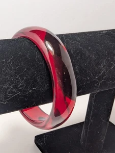 Bracciale moda resina rossa - Foto 1 di 2