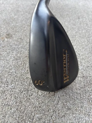 Warrior Personalizado Golf Gunmetal 60° Lob Wedge Derecha Golf Acero Derecha Foto 1 de 4