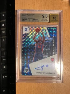 2019-20 Panini Mosaic Rookie Prizm Sekou Doumbouya BGS 9.5 AUTO 10 - Picture 1 of 2