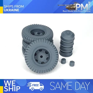 Pimp My Miniatures AFVs35-244 1/35 WTCT-6 Trailer road wheels set weighted - Picture 1 of 2