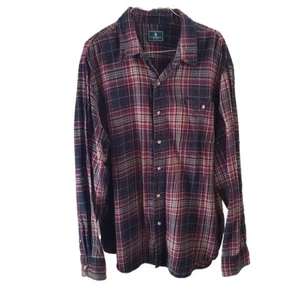 G.H. Bass & Co. Men's Soft Flannel Long Sleeve Shirt with Pockets - Picture 1 of 3