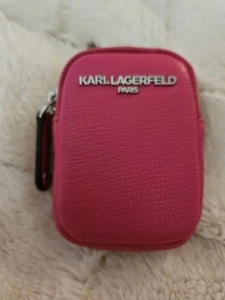 Karl Lagerfeld Geldbörse Handtasche Anhänger Hot Pink Neu ohne Etikett Macys Barbie FUCHSIA - Bild 1 von 6
