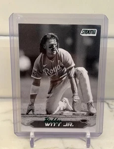 Topps Stadium Club 2024 - Bobby Witt Jr #182 blanco y negro paralelo SP Royals - Imagen 1 de 2