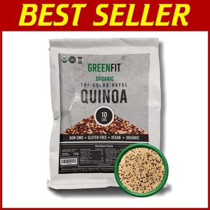 Greenfit Royal Organic Tri Color Quinoa 10lb Pack - Picture 1 of 7