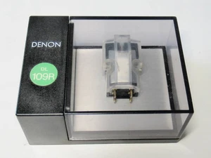 DENON DL-109R Cartridge w/ Stylus Cover PC Case Excellent Tested Japan JP MG01 - Picture 1 of 10