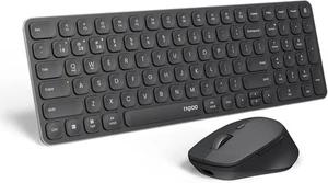 RAPOO 9360M Wireless Keyboard and Mouse Combo, Blade-Series E9310M 99-Key Ultra- - Picture 1 of 9