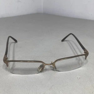 Montatura occhiali da vista Versace MOD 1219 1325 oro marrone mezzo bordo 54-18 140 Italia - Foto 1 di 11