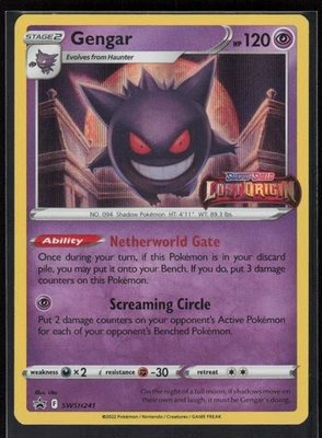 Gengar - (Prerelease) Holo SWSH241 Promo SWSH: Sword & Shield Promo Cards NM - Image 1 of 2