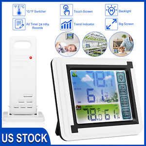 Thermometer Indoor Outdoor Digital LCD Hygrometer Temperature Humidity Meter US