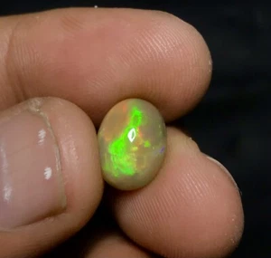 12X9X5 MM opale bianco etiope naturale cabochon pietra preziosa sfusa 4-36 - Foto 1 di 3