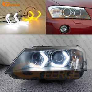 For BMW X3 F25 2010 - 2014 Concept M4 Iconic Style LED Angel Eyes Halo Rings - Foto 1 di 23