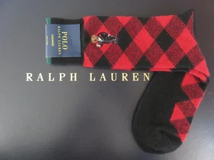 Polo Ralph Lauren Calcetines Polo Martini Esmoquin Oso Mezcla Cachemira - Imagen 1 de 4