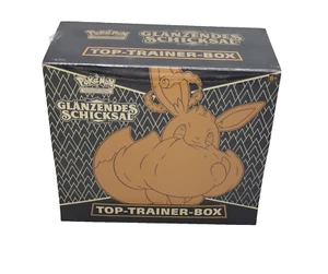 Pokemon Destino Brillante Top Trainer Box Eevoli Promo NUEVO & EMBALAJE ORIGINAL - ALEMÁN - - Imagen 1 de 3