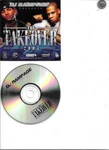 DJ RAMPAGE JAY Z NOTORIOUS BIG SNOOP PHARRELL RARE PROMO CD THE TAKEOVER 2005 - Picture 1 of 2