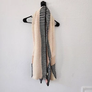 Bufanda de punto de gran tamaño Anthropologie x Caroline Kaufman nueva con etiquetas - Imagen 1 de 4