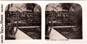 Marokko Rabat.La Noria des Oudaïas.Stereoview.Original Silber Stereo.Marocco - Bild 1 von 1