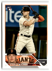2023 Topps #264 Steele Walker NM-MT RC Rookie Giants ID:49652