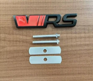 VRS Front Grille Badge Red And Black Skoda Fabia Octavia Kodiaq - Picture 1 of 1