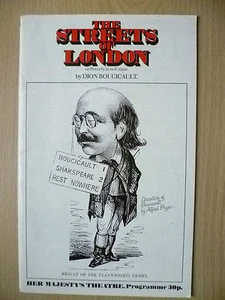 Her Majesty's Theatre 1980- THE STREETS OF LONDON/POVERTTY IN NO CRIME~D Boucica - Picture 1 of 5