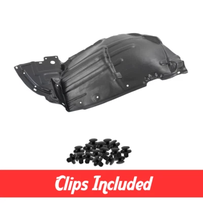 Driver Side Fender Liner w/ Clips For 2003-2004 Infiniti G35 Sedan IN1248102 Foto 1 de 4