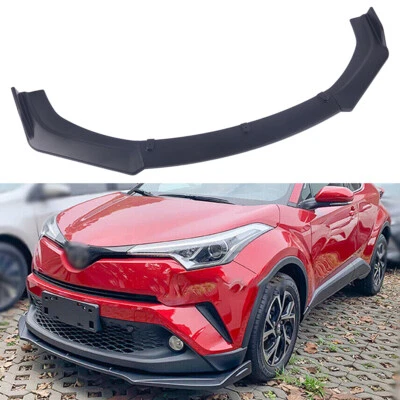 Fit For BMW Car Front Bumper Lip Spoiler Splitter Body Kits Matte Black 3PCS - Изображение 1 из 4