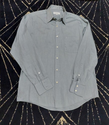 SAINT LAURENT (YSL) Camicia Yves Saint Laurent abito da uomo YSL Pour Homme vestibilità regolare grigio taglia L