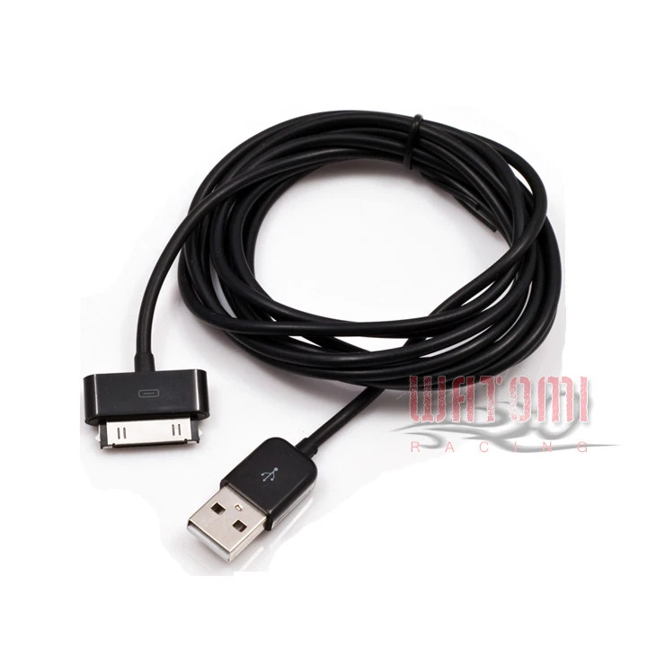 100X 6FT USB 30PIN BLACK CABLE DATA CHARGER FOR GALAXY TAB 7.0 PLUS 8.9 10.1 - Image 1 of 1
