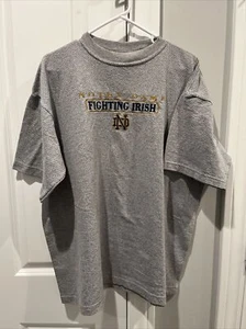 Camisa irlandesa de lucha Pro Edge Notre Dame para hombre talla XL cuello redondo bordada - Imagen 1 de 6