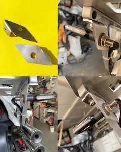 honda transalp 600 supporto per frecce alto realizzato in alu - Foto 1 di 1