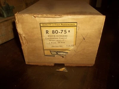 White Rodgers 6093-2, 6093 Control Relay Sid Harvey R80-75R - Image 1 of 4